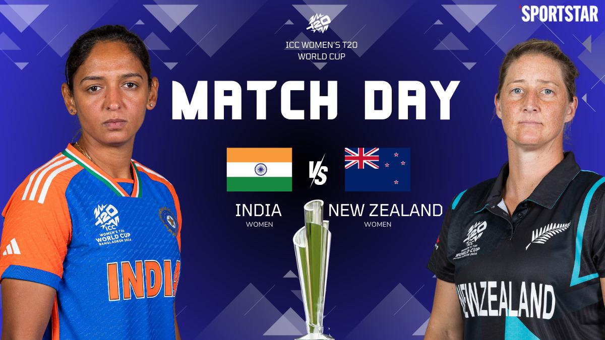 India vs New Zealand LIVE Score, Women’s T20 World Cup 2024: NZ-W 55/0 (6); Bates, Plimmer attack in PowerPlay vs IND-W